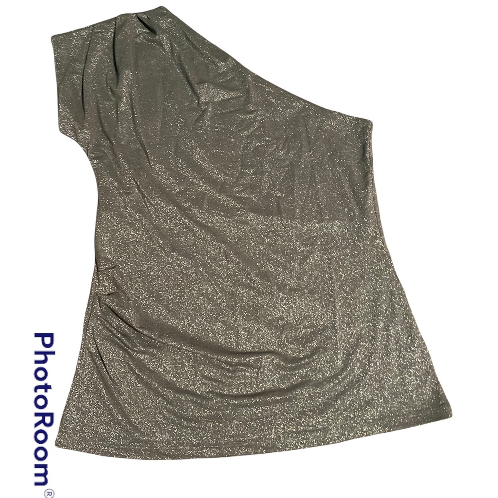 🛑Ann Taylor One Shoulder Ruched Top🛑